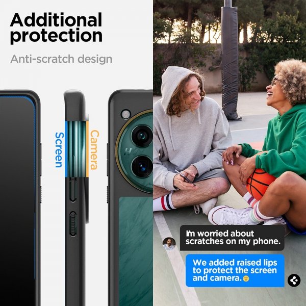 Spigen OnePlus 12 Deksel Ultra Hybrid Matte Black