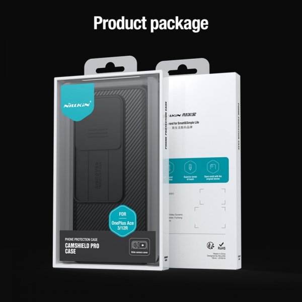 Nillkin OnePlus 12R Deksel CamShield Pro Svart