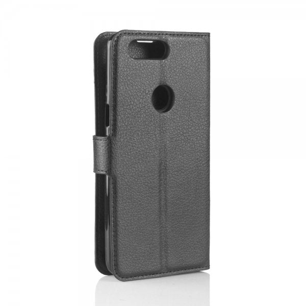 OnePlus 5T Etui Litchi Svart