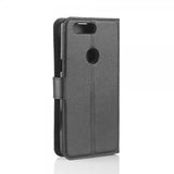 OnePlus 5T Etui Litchi Svart