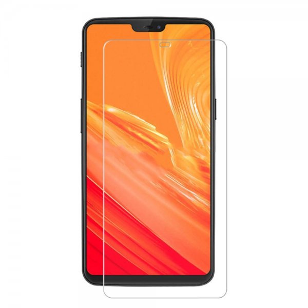 OnePlus 6 Skjermbeskytter Herdet Glass Case Friendly