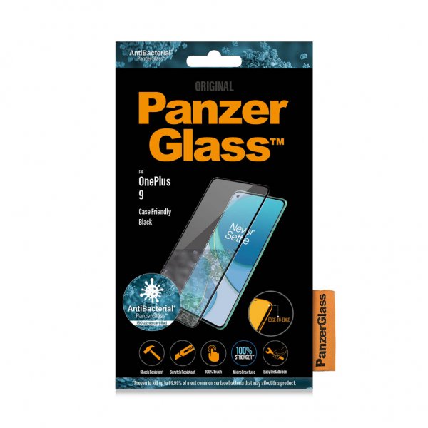PanzerGlass OnePlus 9 Skjermbeskytter CaseFriendly
