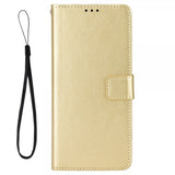 Motorola Edge 30 Fusion Etui Skinntekstur Gull