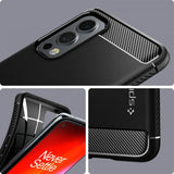 Spigen OnePlus Nord 2 5G Deksel Rugged Armor Matte Black