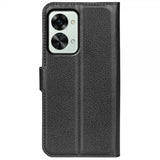 OnePlus Nord 2T Etui Litchi Svart