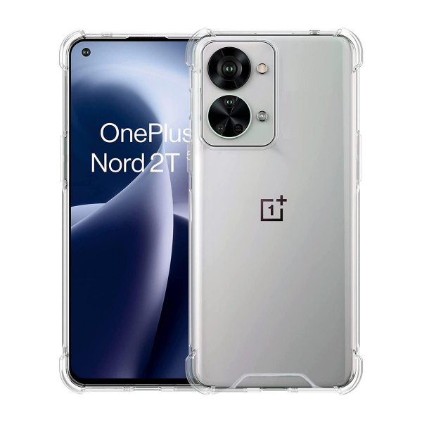 OnePlus Nord 2T Deksel Støtsikker TPU Transparent