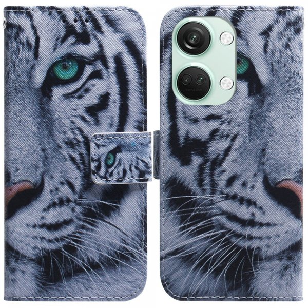 OnePlus Nord 3 Etui Motiv Hvit Tiger