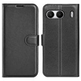 OnePlus Nord 4 Etui Litchi Svart