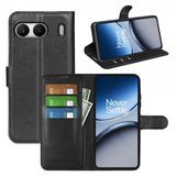 OnePlus Nord 4 Etui Litchi Svart