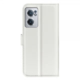 OnePlus Nord CE 2 5G Etui Litchi Hvit