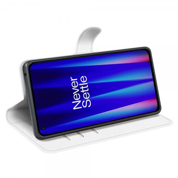 OnePlus Nord CE 2 5G Etui Litchi Hvit