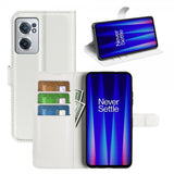 OnePlus Nord CE 2 5G Etui Litchi Hvit