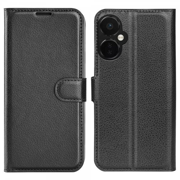 OnePlus Nord CE 3 Lite 5G Etui Litchi Svart