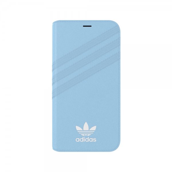 Adidas iPhone X/Xs Etui OR Booklet Case Suede FW18 Blå