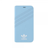 Adidas iPhone X/Xs Etui OR Booklet Case Suede FW18 Blå