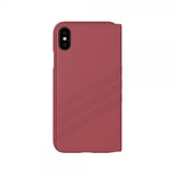 Adidas iPhone X/Xs Etui OR Booklet Case Suede FW18 Rosa