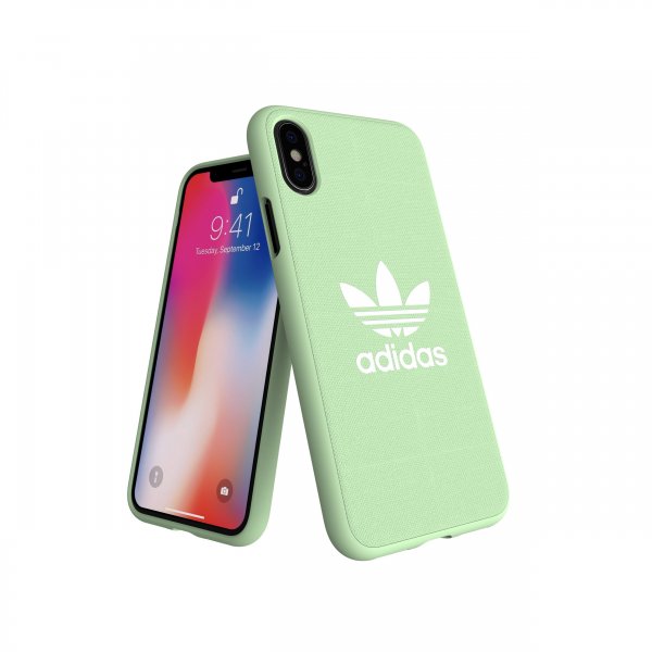 Adidas iPhone X/Xs Deksel OR Moulded Case Canvas FW18 Clear Mint
