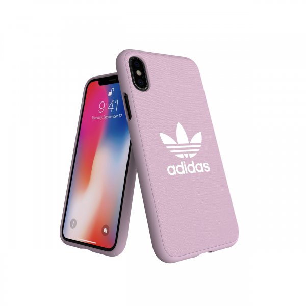 Adidas iPhone X/Xs Deksel OR Moulded Case Canvas FW18 Clear Pink