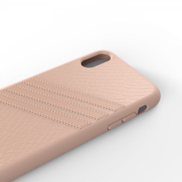 Adidas iPhone Xr Deksel OR 3-Stripes Snap Case Snake FW18 Rosa