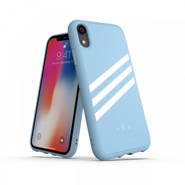 Adidas iPhone Xr Deksel OR Moulded Case Suede FW18 LjusBlå