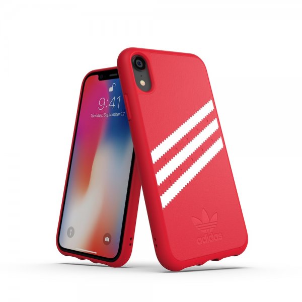 Adidas iPhone Xr Deksel OR Moulded Case Suede FW18 Scarlet