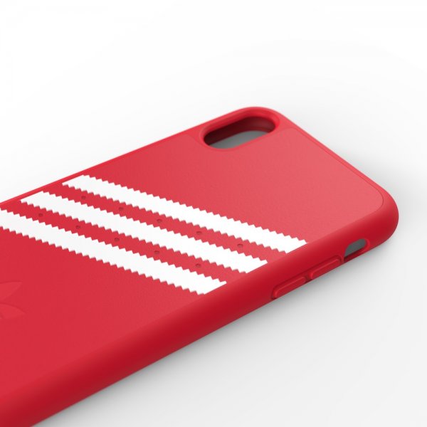Adidas iPhone Xr Deksel OR Moulded Case Suede FW18 Scarlet