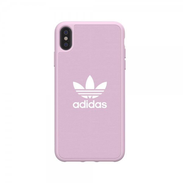 Adidas iPhone Xs Max Deksel OR Moulded Case Canvas FW18 Clear Pink