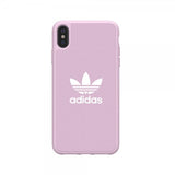 Adidas iPhone Xs Max Deksel OR Moulded Case Canvas FW18 Clear Pink