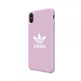 Adidas iPhone Xs Max Deksel OR Moulded Case Canvas FW18 Clear Pink