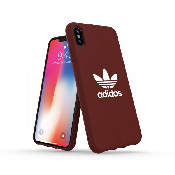 Adidas iPhone Xs Max Deksel OR Moulded Case Canvas FW18 Maroon