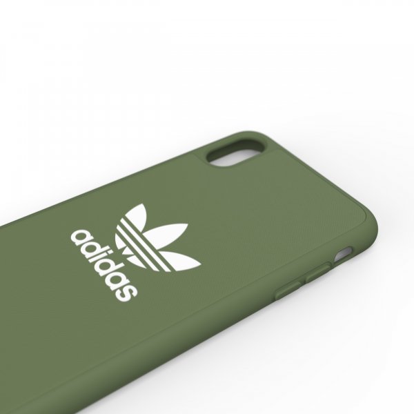 Adidas iPhone Xs Max Deksel OR Moulded Case Canvas FW18 Trace Green
