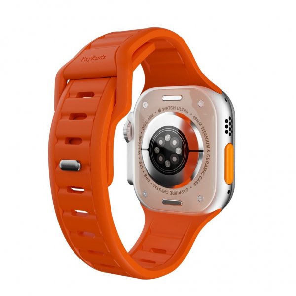 KeyBudz Apple Watch 44/45/46mm/Apple Watch Ultra Armbånd Journey Electric Orange