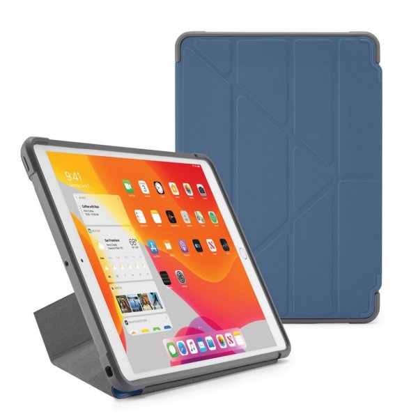 Pipetto iPad 10.2 (gen 7/8/9) Etui Origami Shield Marineblå