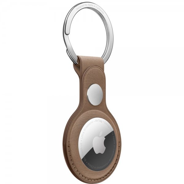 Apple Original AirTag Holder FineWoven Nøkkelring Taupe