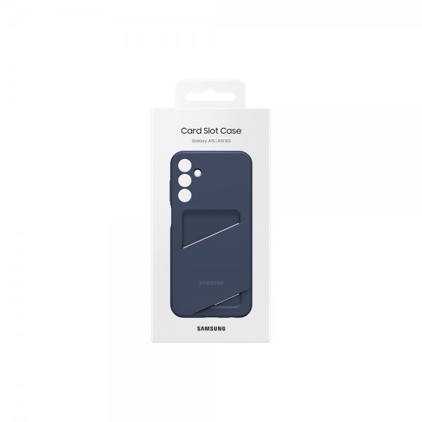 Samsung Original Galaxy A15 Deksel Card Slot Case Blueblack
