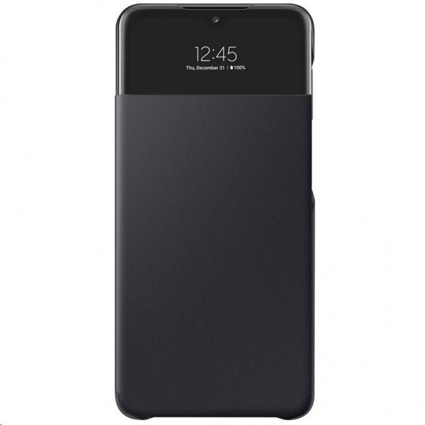 Samsung Original Galaxy A32 5G Etui Smart S View Wallet Cover Svart