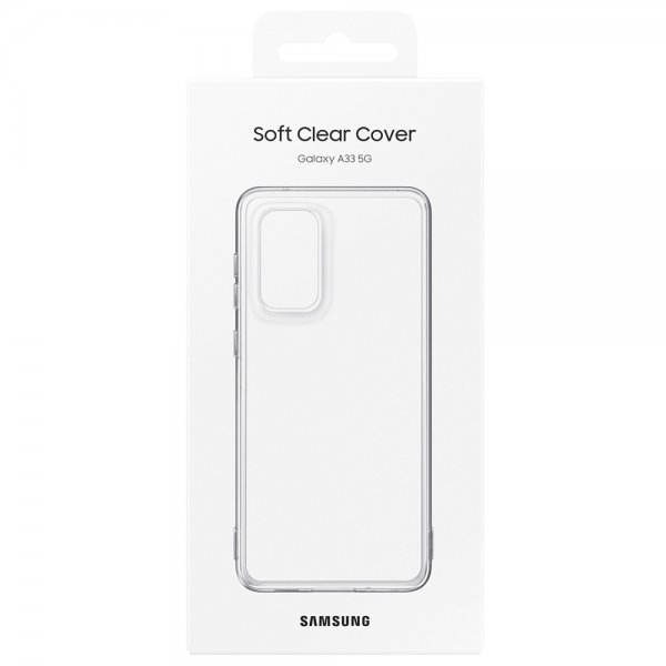 Samsung Original Galaxy A33 5G Deksel Soft Clear Cover Transparent