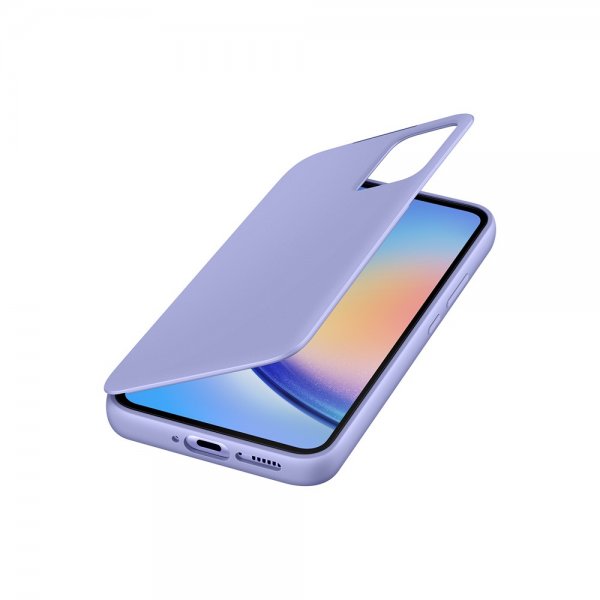 Samsung Original Galaxy A34 5G Etui Smart View Wallet Case Blueberry