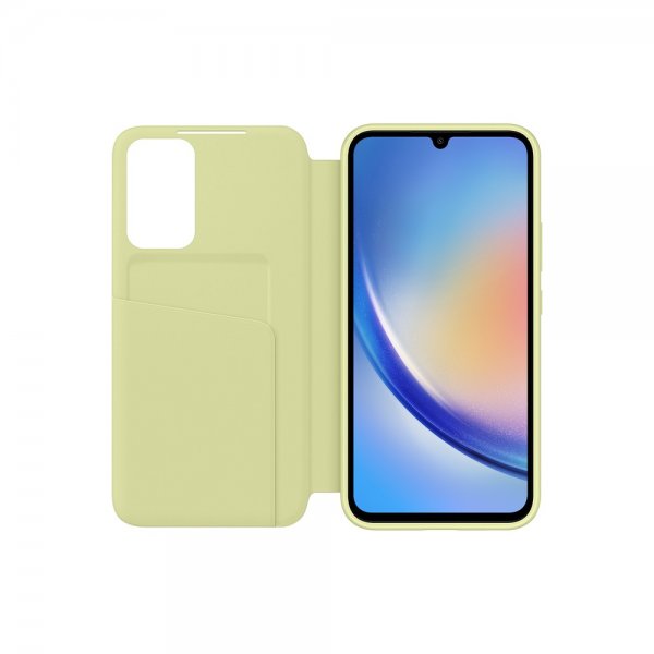 Samsung Original Galaxy A34 5G Etui Smart View Wallet Case Lime