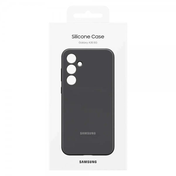 Samsung Original Galaxy A35 Deksel Silicone Case Svart