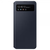 Samsung Original Galaxy A41 Etui Smart S View Wallet Cover Svart