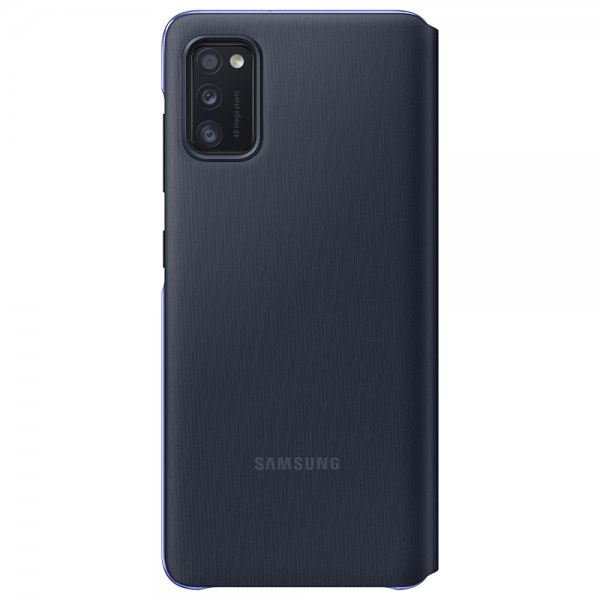 Samsung Original Galaxy A41 Etui Smart S View Wallet Cover Svart