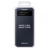 Samsung Original Galaxy A41 Etui Smart S View Wallet Cover Svart