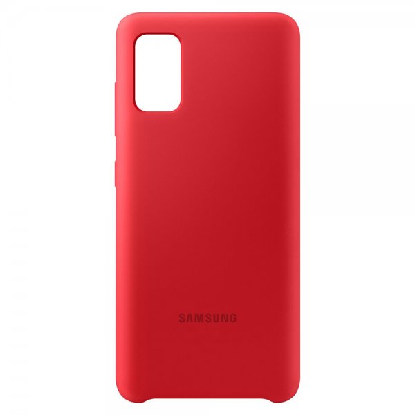Samsung Original Galaxy A41 Deksel Silikoni Cover Rød