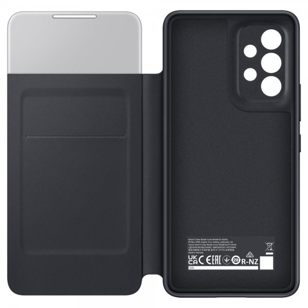 Samsung Original Galaxy A53 5G Etui Smart S View Wallet Cover Svart