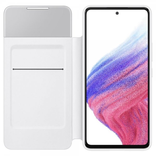 Samsung Original Galaxy A53 5G Etui Smart S View Wallet Cover Hvit