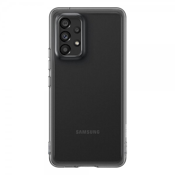 Samsung Original Galaxy A53 5G Deksel Soft Clear Cover Svart