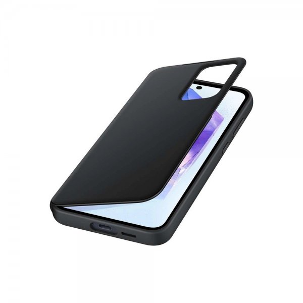 Samsung Original Galaxy A55 Etui Smart View Wallet Case Svart