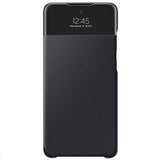 Samsung Original Galaxy A72 Etui Smart S View Wallet Cover Svart