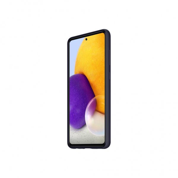 Samsung Original Galaxy A72 Deksel Silicone Cover Svart